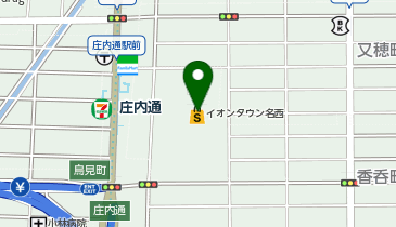 イオンバイクイオンタウン名西店の地図画像