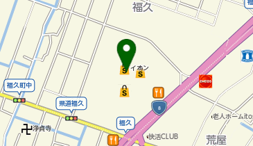 イオンバイク金沢店の地図画像