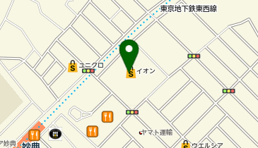イオンバイク市川妙典店の地図画像