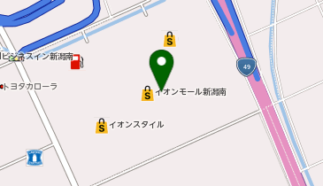 イオンバイク新潟亀田インター店の地図画像