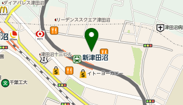 イオンバイク津田沼店の地図画像