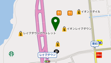 イオンバイクレイクタウン店の地図画像