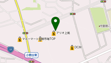 マックハウス アリオ上尾店の地図画像