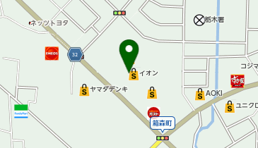 マックハウス イオン栃木店の地図画像