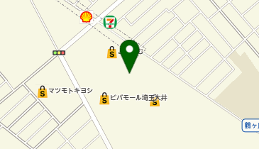 マックハウス ビバモール大井店の地図画像
