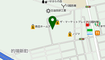 マックハウス ザ・マーケットプレイス川越的場店の地図画像