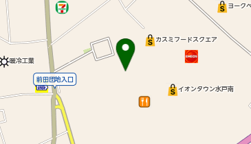 マックハウス イオンタウン水戸南店の地図画像