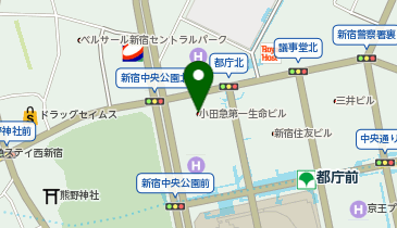 和幸小田急第一生命ビル新宿店の地図画像