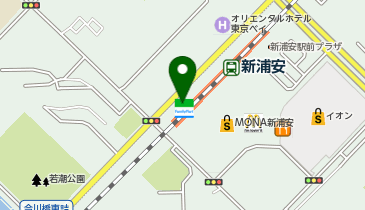 和幸アトレ新浦安店の地図画像