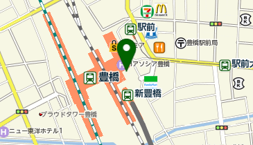 和幸カルミア豊橋店の地図画像