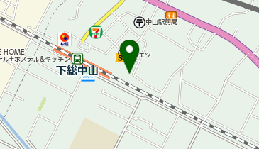 和幸JR下総中山駅前売店の地図画像