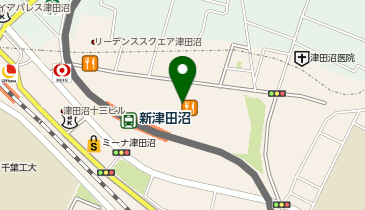 和幸イオンモール津田沼店の地図画像