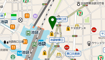 和幸パルコ池袋店の地図画像