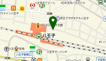 和幸セレオ八王子店の地図画像