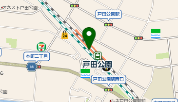 和幸ビーンズ戸田公園店の地図画像