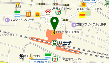 和幸セレオ八王子売店(改装工事中 9階仮設店舗で営業中)の地図画像