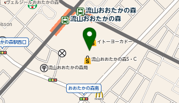 和幸流山おおたかの森店の地図画像