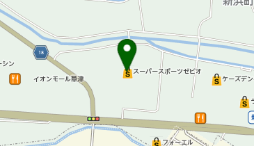 和幸イオンモール草津店の地図画像