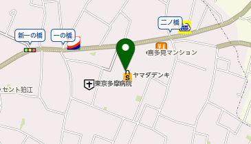 和幸ニトリ狛江ショッピングセンター店の地図画像