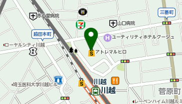 和幸アトレ川越店の地図画像