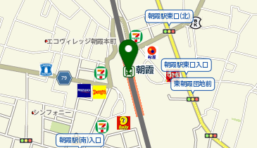 和幸エキア朝霞売店の地図画像