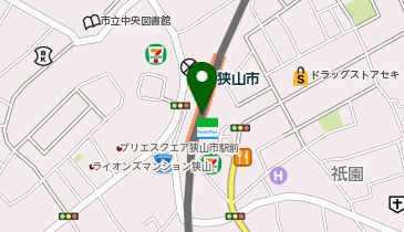 和幸エミオ狭山市売店の地図画像