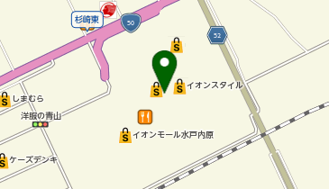 和幸イオンモール水戸内原店の地図画像