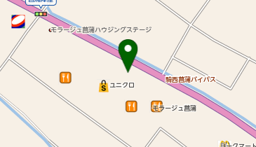 和幸モラージュ菖蒲店の地図画像