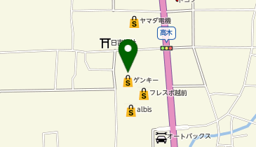 ゲンキー サンドーム店の地図画像