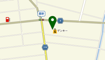 ゲンキー 海津店の地図画像