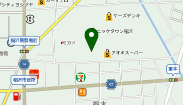 ゲンキー 稲沢西店の地図画像