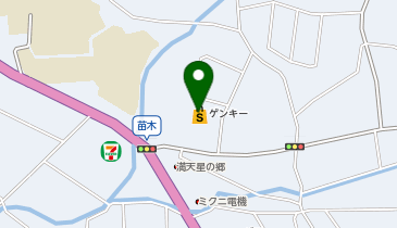 ゲンキー 苗木店の地図画像
