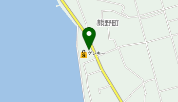 ゲンキー 熊野店の地図画像