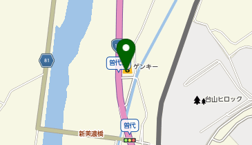 ゲンキー 曽代店の地図画像