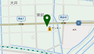 ゲンキー 東前店の地図画像