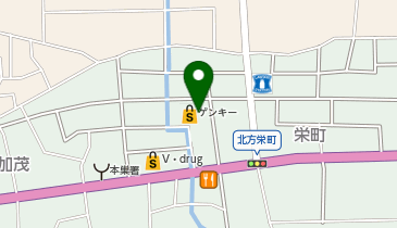 ゲンキー 北方中央店の地図画像