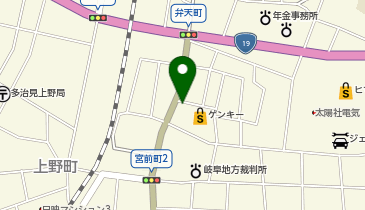 ゲンキー 弁天町店の地図画像