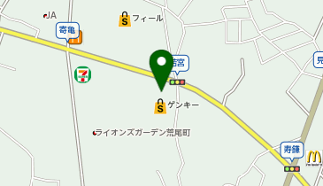 ゲンキー 若宮店の地図画像
