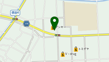 ゲンキー 徳田店の地図画像