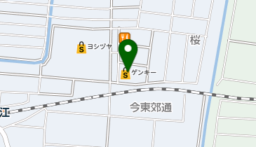ゲンキー 蟹江駅前店の地図画像