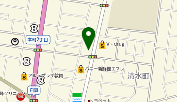 ゲンキー 敦賀駅前店の地図画像