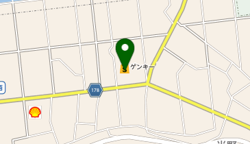 ゲンキー 米野店の地図画像
