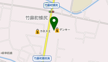 ゲンキー 竹鼻蜂尻店の地図画像