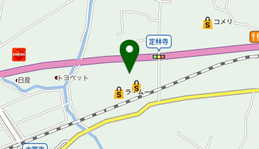 ゲンキー 定林寺店の地図画像