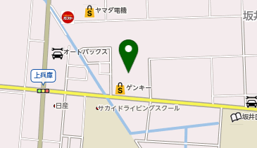 ゲンキー 坂井町店の地図画像