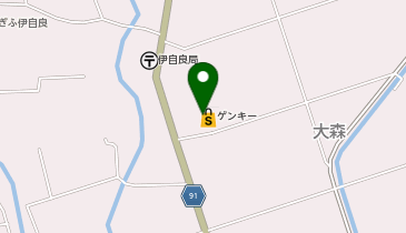 ゲンキー 伊自良南店の地図画像