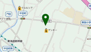 ゲンキー 平田長根店の地図画像