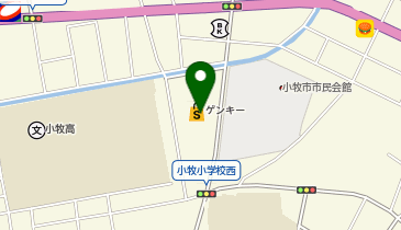 ゲンキー 小牧市民会館前店の地図画像