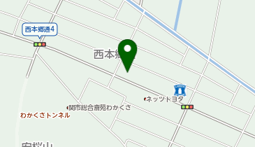 ゲンキー 西本郷店の地図画像