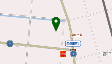 ゲンキー 西長田店の地図画像